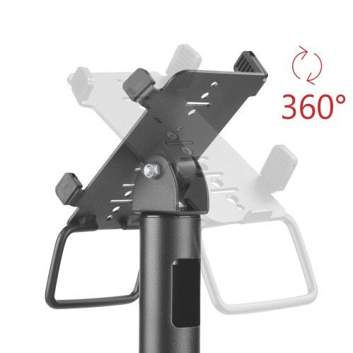 Swivel & Tilt Credit Card Terminal Stand for VeriFone VX 810 PTS-02 Securely and Invisibly Holds the Terminal in Place with Lockable Latch from china(chinese)