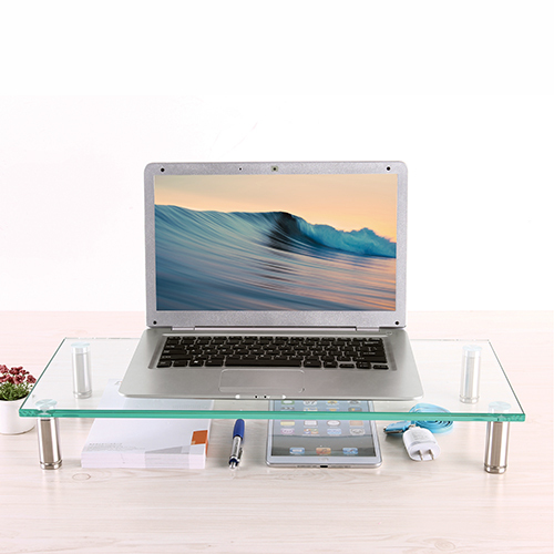 調整可能な強化ガラス表面ライザー STB-032 目/首の負担を軽減する from china(chinese)