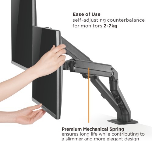 Dual Monitor Minimalist Spring-Assisted Monitor Arm Supplier and ...