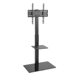 Swivel TV Floor Stand with Glass Base