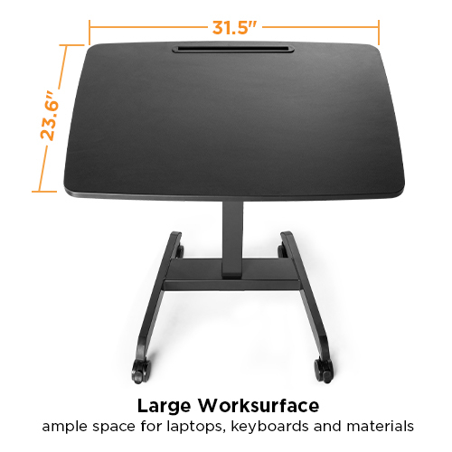 キャスター付き手動式高さ調節可能なワークステーション FWS08-4 アクティブなワークスタイルのための省スペースソリューション from china(chinese)