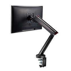 Single Monitor Spring-Assisted Pro Gaming Monitor Arm