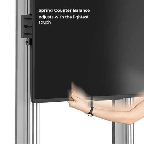 インタラクティブディスプレイ用高さ調節可能なカート TTF09H-90FW 70"-90"ディスプレイ用 from china(chinese)