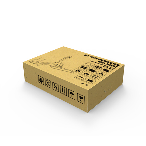 Single Screen Premium Gas Spring Computer Wall Mount with CPU Holder  WWS05-01 For 17"~32" Monitor from china(chinese)