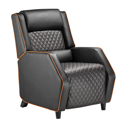 Orange Accent Recliner Gaming Chairs
