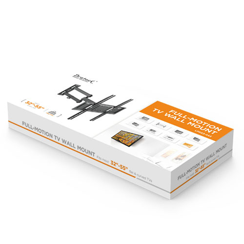 Affordable Full-Motion TV Wall Mount for Single Stud LPA63-443 For Most 32"-55" Flat Panel TVs  from china(chinese)