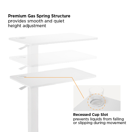 Gas Spring Side Table FMT02-1 Designed for Optimal User Experience from china(chinese)