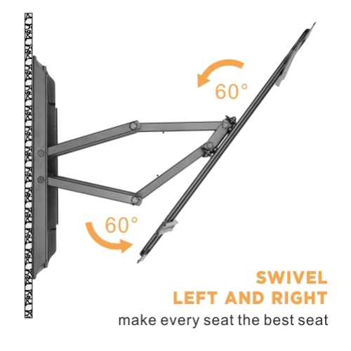 Classic Full-Motion TV Wall Mount LPA52-466 For most 37"-70" TVs  from china(chinese)