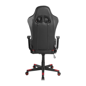 PU Leather Gaming Chair with Headrest and Lumbar Support
