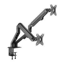 Dual Monitor Minimalist Spring-Assisted Monitor Arm