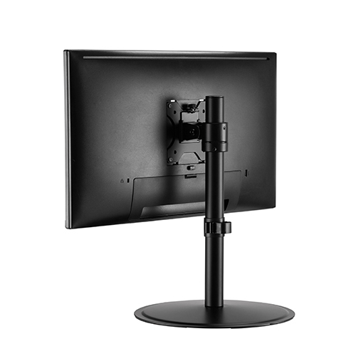 Articulating Pole Mount Single Monitor Stand LDT40-T01 Fit Most 17”-32” Monitors from china(chinese)