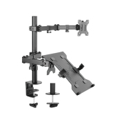 Economy Articulating Monitor Arm with Laptop Holder Supplier and ...