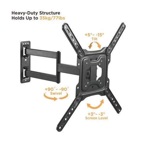 Steel Full-Motion TV Wall Mount LPA69-443A For most 32"-55" Flat Panel TVs  from china(chinese)