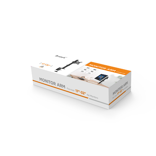 Single Monitor Premium Articulating Aluminum Monitor Arm LDT30-C01 Combining the elegance look and ergonomics from china(chinese)