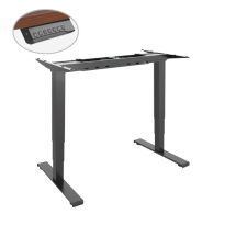 Dual Motor Electric Sit-Stand Desk with Square Column (Reversed)