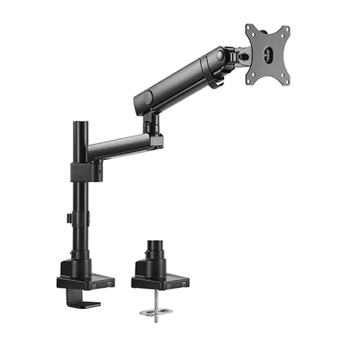 Single Monitor Aluminum Slim Pole-Mounted Spring-Assisted Monitor Arm LDT20-C012P For most 17"~32" Monitors from china(chinese)