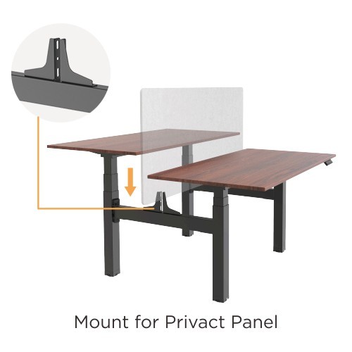 Quad Motor Back-to-Back Electric Sit-Stand Desk with Square Column (Standard) M07-43D Design for Upgraded Lifting Experience! from china(chinese)