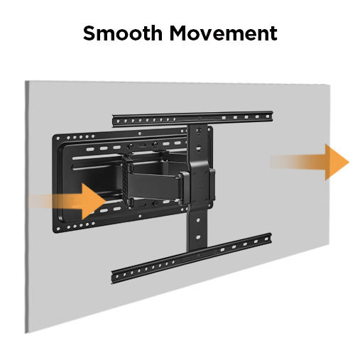 SOPORTES DE PARED ARTICULADOS ULTRA DELGADOS PARA TV LPA72-464A Soporta la mayoría de los televisores de 37"~90" y se puede instalar en dos montantes from china(chinese)