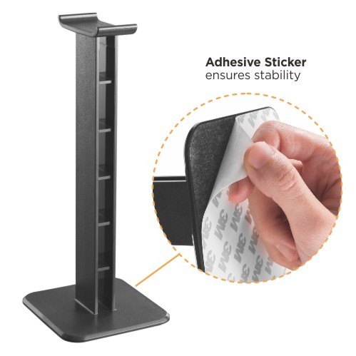 Plastic Headphone Stand HPS03-3 Takes Up Less Room and Frees Up Work Space from china(chinese)