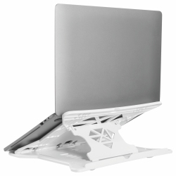 Foldable Plastic Laptop Riser with Swivel Base
