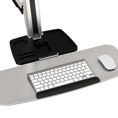 CPUホルダー付きシングルスクリーンクラシックガススプリング式コンピューター壁掛け金具 DWS02-W01 ほとんどの13''-32"LED/LCDモニター画面用 from china(chinese)