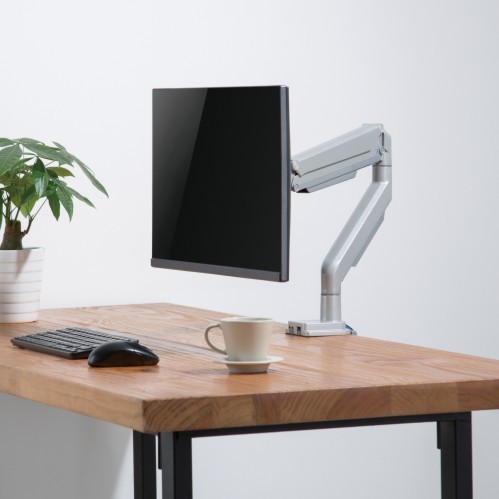 USB付きシングルモニターパフォーマンスガススプリング式アルミニウムモニターアーム LDT34-C012U ほとんどの17"-32"モニター用 from china(chinese)