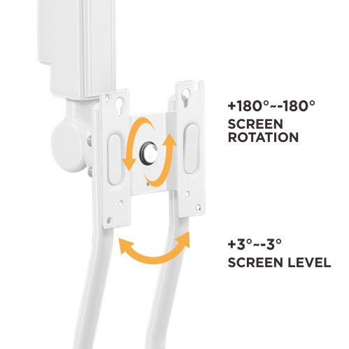 Extra Long Reach Articulated Wall-Mounted Monitor Arm LDA34-112 Perfect for Floating Flat Screen from Position to Position, even Over the Bed. from china(chinese)