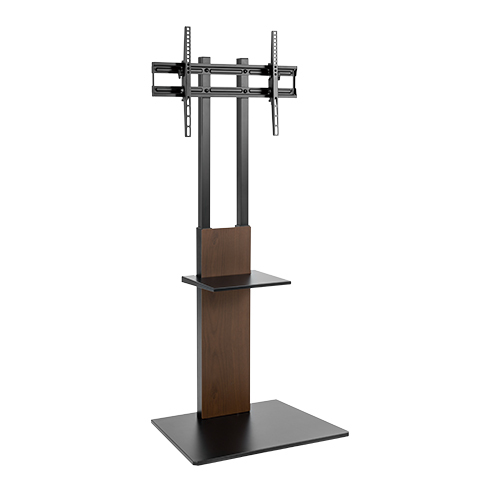 Modern Slim TV Floor Stand with Equipment Shelf FS16-46TD For most 37"~70" TVs from china(chinese)