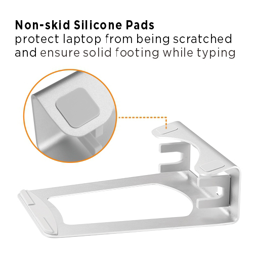 SOPORTE AJUSTABLE PARA PORTÁTIL DE ALUMINIO 2 EN 1 AR-6 Más que un elevador para portátil from china(chinese)