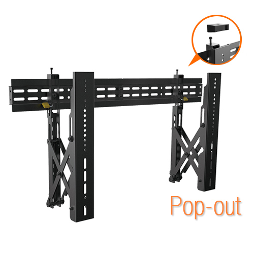 Pop-Out Video Wall Mount LVW02-48T For most 37”-70”’ LED, LCD flat panel TVs from china(chinese)