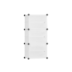 3-Cube Stacking Storage Organizer