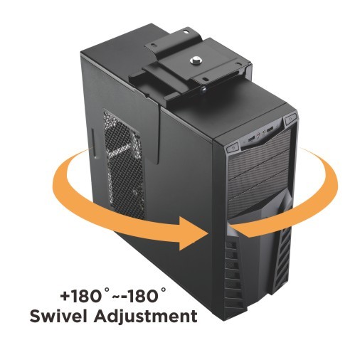 Steplessly Adjustable Under-Desk CPU Mount CPB-19 With an Easy-Locking Handle for Height Adjustment from china(chinese)