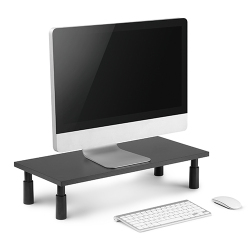 Height Adjustable Particle Board Desktop Monitor Stand