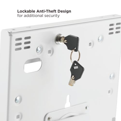 Anti-Theft Countertop/Wall Mount Tablet Kiosk for 9.7" iPad 5/6 & iPad Pro (1st), 10.2" iPad 7/8/9, 10.5”iPad Air (Gen 3)/ iPad Pro, 10.1" Samsung Galaxy Tab A (2019)  PAD32-05  Ideal for Trade Show, Store Display and More Public Places from china(chinese)