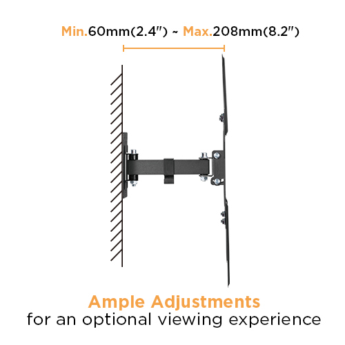 Economical Full-Motion TV Wall Mount LPA68-441 Fits Most 23"-55" TVs from china(chinese)