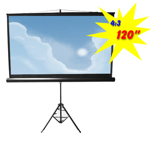 Standard Portable Tripod Projection Screen-120’’/4:3 PSDC120 For education, commercial presentations or residential home cinema from china(chinese)