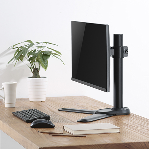 Single Monitor Affordable Steel Articulating Monitor Stand LDT33-T01 For most 17”-32” Monitors from china(chinese)