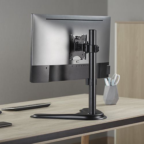 SOPORTE DE MESA PARA MONITOR ÚNICO MONTAJE EN POSTE LDT57-T01 Para la Mayoría de los Monitores de 17"-32" from china(chinese)