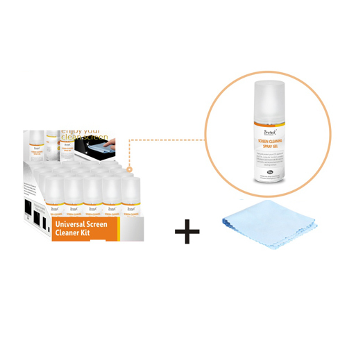 2-In-1 Screen Cleaner Kit - 150mL (20 Bottles Pack) SC-D01 Great for all kinds of LCD/LED displays including smartphones, tablets, laptops, TVs and other consumer electronic devices from china(chinese)