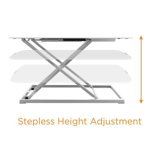 CONVERTIDOR DE ESCRITORIO DE PIE Y SENTADO ULTRADELGADO PARA PORTÁTIL (MECANISMO DE RESORTE DE GAS CON BLOQUEO) LWS-01 Una solución más saludable se adapta a su entorno from china(chinese)