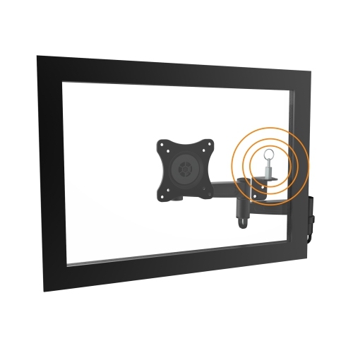 Anti-theft Aluminum Full-motion Wall Mount LCD-141L Available for RV, Motor Home, Caravan, etc. from china(chinese)