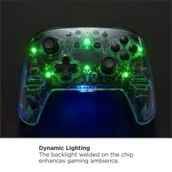 Transparent Gaming Controllers Compatible with Switch