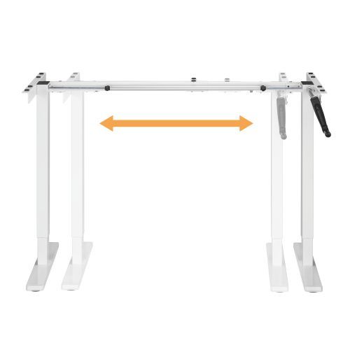 Economical Manually Adjustable Standing Desk Frame (Reversed) N08-22R Cost-Effective with Advanced Features from china(chinese)