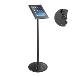 Anti-theft Tablet Kiosk Floor Stand for 9.7" iPad 5/6 & iPad Pro (1st), 10.2" iPad 7/8/9, 10.5” iPad Air (Gen 3)/iPad Pro, 10.1" Samsung Galaxy Tab A (2019)