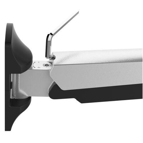 CPUホルダー付きシングルスクリーンクラシックガススプリング式コンピューター壁掛け金具 DWS02-W01 ほとんどの13''-32"LED/LCDモニター画面用 from china(chinese)