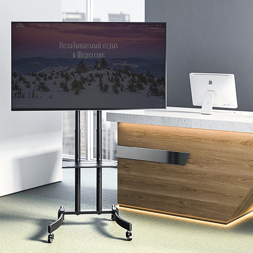 Versatile & Compact TV Cart T1030T For most 37"-70" LED/LCD Flat Panel TVs from china(chinese)