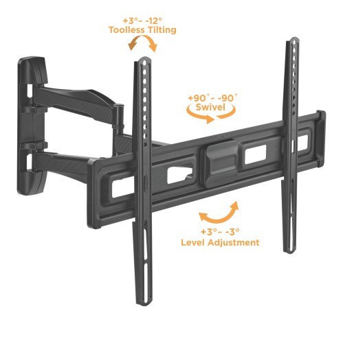 Stylish Full-Motion TV Wall Mount LPA75-463 For most 37"-70” TVs up to 35kg/77lbs from china(chinese)