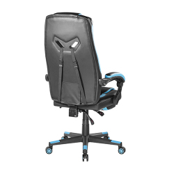 Premium PU Gaming Chair with Lumbar Support and Retractable Footrest