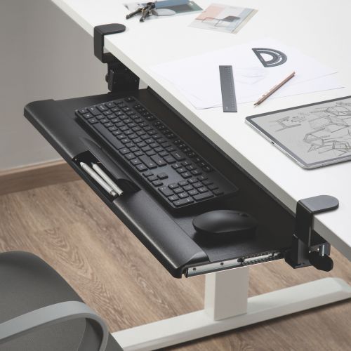 Tilting Clamp-On Keyboard Tray Supplier and Manufacturer- LUMI