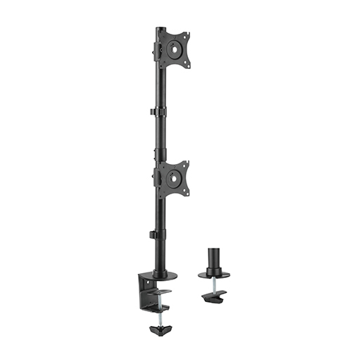 デュアルスクリーン垂直アレイモニターアーム LDT08-C02V ほとんどの13"-27" LCDモニター用 from china(chinese)